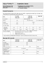 Preview for 1 page of Unitronics Vision OPLC V130-33-T38 Installation Manual