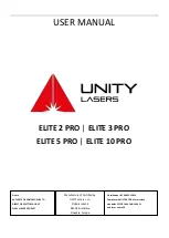 Preview for 1 page of UNITY Lasers ELITE 10 ILDA User Manual