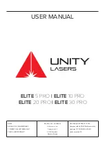 UNITY Lasers ELITE 10 PRO User Manual preview