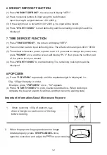 Предварительный просмотр 12 страницы Univa EM720CNN-PM0E00 Instruction Manual