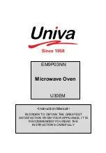 Univa EM9P03NN Instruction Manual preview