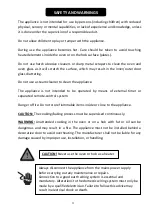 Preview for 3 page of Univa U156 Series Instruction Manual