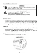 Preview for 22 page of Univa U156 Series Instruction Manual