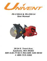 Univent PS-COS12 Manual предпросмотр