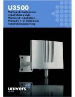 Univers by FTE U3500 Installation Manual preview