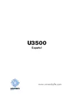 Предварительный просмотр 3 страницы Univers by FTE U3500 Installation Manual