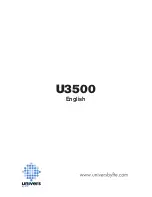 Preview for 15 page of Univers by FTE U3500 Installation Manual