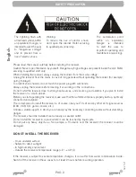 Preview for 2 page of Univers by FTE U4127 User Manual