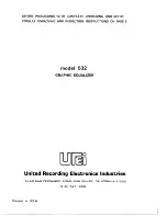 Предварительный просмотр 1 страницы Universal Audio 532 Manual