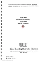 Предварительный просмотр 2 страницы Universal Audio 535 Operating Instructions Manual