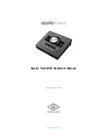 Universal Audio Apollo Twin MkII Hardware Manual предпросмотр