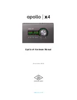 Universal Audio Apollo Twin X Hardware Manual preview