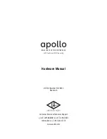 Предварительный просмотр 1 страницы Universal Audio Apollo Hardware Manual