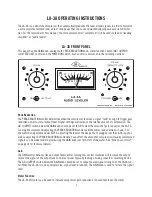 Предварительный просмотр 7 страницы Universal Audio LA-3A Manual