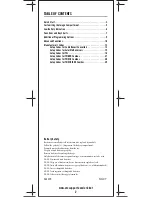 Preview for 2 page of Universal Electronics CRICKET User Manual