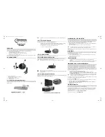 Universal Electronics REMOTE EXTENDER Safety Precautions preview