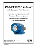 Preview for 1 page of Universal Flow Monitors MH Series Installation And Operation Manual