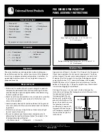 Universal Forest Products PRO Series Assembly Instructions preview