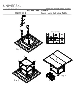 Preview for 2 page of Universal Furniture 192-654 Instruction Sheet