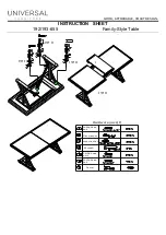 Предварительный просмотр 2 страницы Universal Furniture 192-655 Instruction Sheet