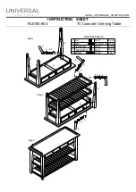 Preview for 2 page of Universal Furniture 192-803 Instruction Sheet