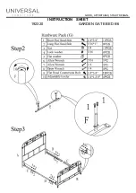 Preview for 2 page of Universal Furniture 192320 Instruction Sheet