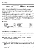 Preview for 1 page of Universal Furniture 192602 Instruction Sheet