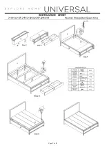 Preview for 2 page of Universal Furniture 219210-21SF-21R Instruction Sheet