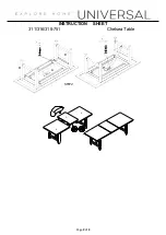 Preview for 2 page of Universal Furniture 311-751 Instruction Sheet