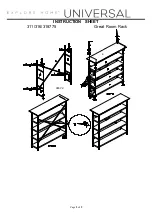 Preview for 2 page of Universal Furniture 311775 Instruction Sheet