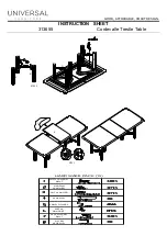 Preview for 2 page of Universal Furniture 313655 Instruction Sheet