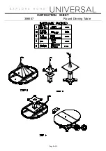 Preview for 2 page of Universal Furniture 356657 Instruction Sheet