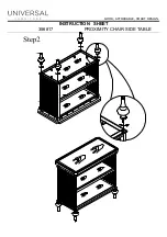 Preview for 2 page of Universal Furniture 356817 Instruction Sheet