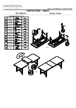 Preview for 2 page of Universal Furniture 393652 Instruction Sheet