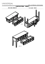 Preview for 2 page of Universal Furniture 393803 Instruction Sheet