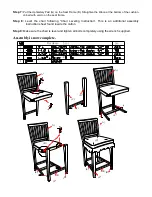 Preview for 2 page of Universal Furniture 394-604 Instruction Sheet