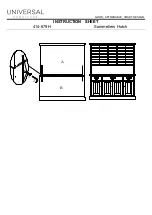 Preview for 2 page of Universal Furniture 414-679H Instruction Sheet