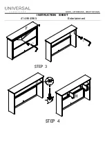 Preview for 3 page of Universal Furniture 414-964 Instruction Sheet