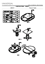 Preview for 2 page of Universal Furniture 450657 Instruction Sheet