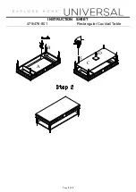 Preview for 2 page of Universal Furniture 475-801 Instruction Sheet