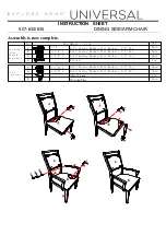 Preview for 2 page of Universal Furniture 507-634 Instruction Sheet