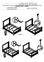 Preview for 2 page of Universal Furniture 543A230 Instruction Sheet