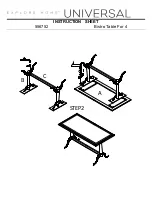 Preview for 2 page of Universal Furniture 556752 Instruction Sheet