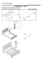 Preview for 2 page of Universal Furniture 572230 Instruction Sheet