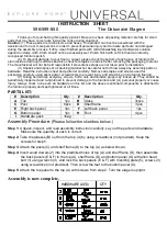 Universal Furniture 596-850 Instruction Sheet preview