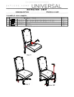 Preview for 2 page of Universal Furniture 596638 Instruction Sheet