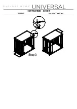 Предварительный просмотр 2 страницы Universal Furniture 628860 Instruction Sheet