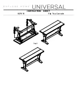 Preview for 2 page of Universal Furniture 637816 Instruction Sheet