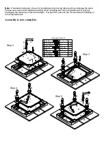 Preview for 2 page of Universal Furniture 932-652 Instruction Sheet