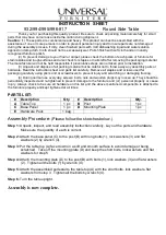 Universal Furniture 932-817 Instruction Sheet preview